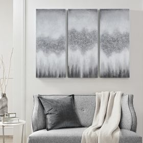 Heavily Embellished 3-piece Canvas Wall Art Set