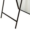 Black 65 x 22 In Metal Stand full-length mirror