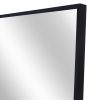 Black 65 x 22 In Metal Stand full-length mirror