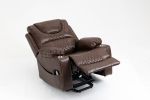 Lounge chair lift chair relax sofa chair sitting room furniture sitting room power supply elderly electric lounge chair (180 degree lying flat)