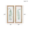 Fern 2-piece Framed Glass Wall Art Set