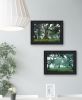 "Enchanted Forest Collection" 2-Piece Vignette By Martin Podt, Ready to Hang Framed Print, Black Frame