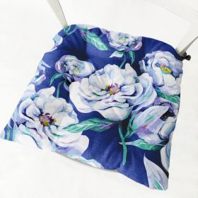 Flower Flower 213 Thick Flannel Chair Cushion (Option: Square Flower No 5-40x40CM Velvet)