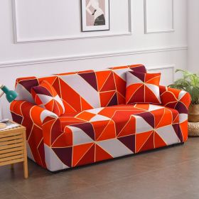 All-inclusive Stretch Printed Sofa Cover (Option: Time Tunnel-Single Seat)