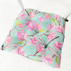 Flower Flower 213 Thick Flannel Chair Cushion (Option: Square Flower No 9-40x40CM Velvet)