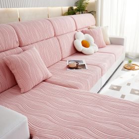 Four Seasons Universal Non-slip All-inclusive Stretch Sofa Cover (Option: Pink-S Code)