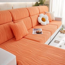 Four Seasons Universal Non-slip All-inclusive Stretch Sofa Cover (Option: Orange-M Code)