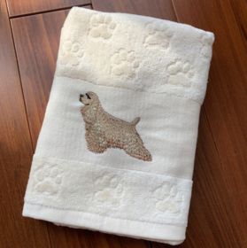 Dog Embroidery Water Absorbing Wash Towel (Option: 13 Style-62x40cm)