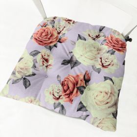 Flower Flower 213 Thick Flannel Chair Cushion (Option: Square Flower No 6-40x40CM Velvet)