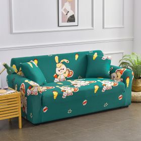 All-inclusive Stretch Printed Sofa Cover (Option: Turski-Single Seat)