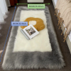 1pc, Soft and Fluffy Sheepskin Rug for Bedroom and Living Room - Non-Slip and Machine Washable Carpet for Dormitory and Room Decor