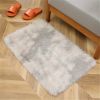 1pc, High Pile Tie-Dyed Shaggy Rug for Living Room and Bedroom - Fire Retardant, Machine Washable, Anti-Skid, Faux Fur, Plush Carpet - Perfect for Nur