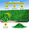 VEVOR Artificial Boxwood Panel Boxwood Hedge Wall Panels Artificial Grass Backdrop Wall Green Grass Wall, Fake Hedge for Decor Privacy Fence Indoor Ou