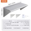 VEVOR 18" x 72" Stainless Steel Shelf, Wall Mounted Floating Shelving with Brackets, 500 lbs Load Capacity Commercial Shelves, Heavy Duty Storage Rack