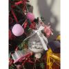 In Heaven Relatives Name Ornament, Keepsake Feather Plastic Ball Christmas Tree Charm Hanging