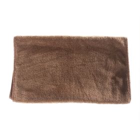 Car Cleaning Towel Sanding Absorbent Wash Car Wipes (Option: Brown-30x40cm)