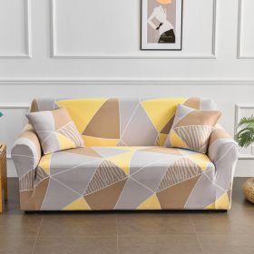 All-inclusive Stretch Printed Sofa Cover (Option: Space-Double Seat)