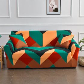 All-inclusive Stretch Printed Sofa Cover (Option: Bohemian-Double Seat)