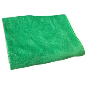 Car Cleaning Towel Sanding Absorbent Wash Car Wipes (Option: Green-40x40cm)